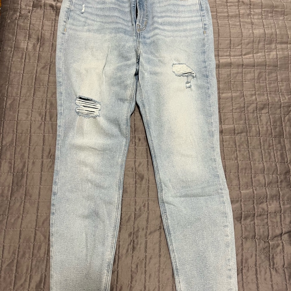 Old Navy Light Blue Distressed Women's Jeans